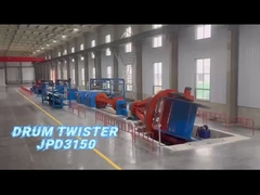 বড় ক্রস-সেকশন পাওয়ার ক্যাবলগুলির স্ট্র্যান্ডিং এবং আবরণ করার জন্য উচ্চ মানের ড্রাম টুইস্টার মেশিন