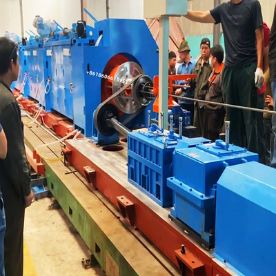 1*7 গ্যালভানাইজড স্টিলের তারের দড়ির জন্য পেশাদার সিমেন্স ওয়্যার টুইস্টিং মেশিন