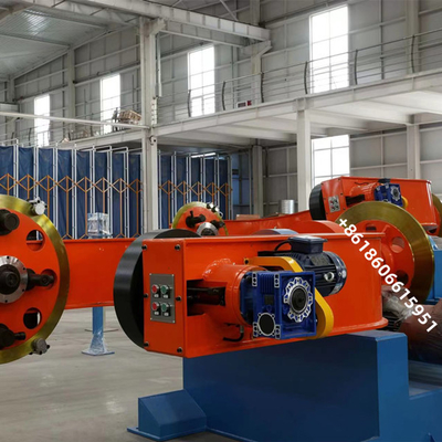 নন টুইস্ট কোর ড্রাম টুইস্টার মেশিন 75kw 30r/মিন 2800 মিমি কেবল স্ট্র্যান্ডিং