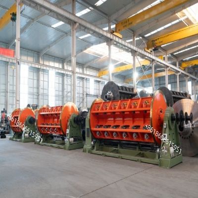 এসিএসআর এএসি এবং আরও এমএমআই পিএলসি কন্ট্রোলের জন্য স্ট্রিপড স্ট্র্যান্ডিং মেশিন জেএলকে 500 1.2-5 মিমি ব্যাসার্ধ 50 মিমি ম্যাক্স স্ট্র্যান্ডড ব্যাসার্ধ 88-200r / মিনিট আরপিএম 49-978 মিমি স্ট