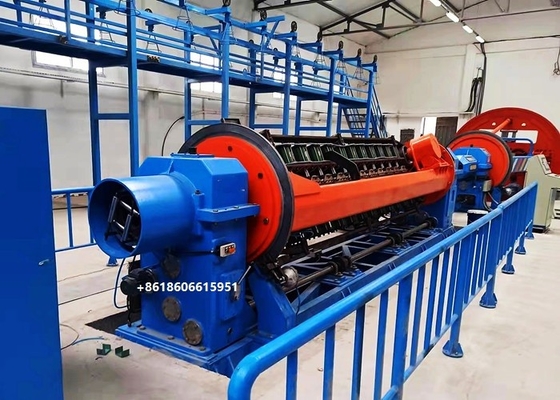 আরমারিং কেবলের জন্য 380V ড্রাম টুইস্টার মেশিন স্থাপন করা